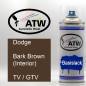 Preview: Dodge, Bark Brown (Interior), TV / GTV: 400ml Sprühdose, von ATW Autoteile West.